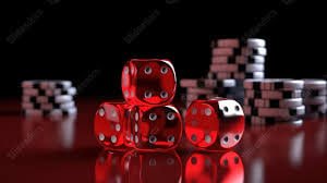 Live Sic Bo dealer rolling dice in studio